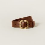 Leather belt